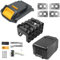 Li-ion Battery Case Parts Cover Replacement for Dewalt 18V Battery, 15-Cell 18650 Battery Case Replacement Cover Housing Repair Kit Parts for Cordless Power Tools