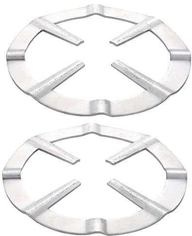 Gas Ring Reducer 2 Pcs Coffee pot holder Trivet Aluminum Gas Stove Cooker Plate for Gas Hobs Coffee Mocha Pot Saucepan