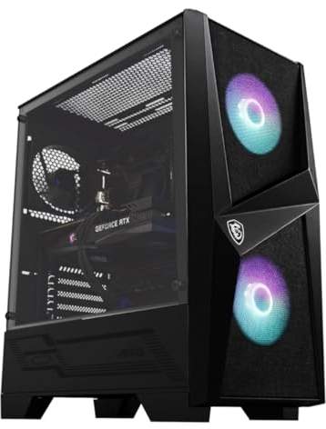 PCBYTE Ordenador Sobremesa Kazzan, Intel Core i7 12700F 12 Cores up to 4.9Ghz Turbo, 32 GB RAM, 2 TB SSD, Nvidia RTX 4060, Windows 11 Pro, WiFi 1200mps