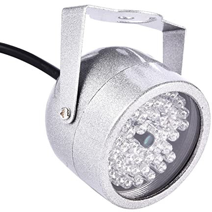 Ejoyous Projecteur IR, Projecteur Infrarouge 48 LED Illuminateur IR Vision Nocturne Infrarouge IR Lumière de Vision Nocturne étanche Dispositif de Vision Nocturne Infrarouge pour Caméras