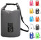 MORAINJAY 5L Wasserdichter Beutel, Grau Dry Bag 2L/5L/10L/15L/20L/25L/30L mit Verstellbarem Gurt, Schützt Telefon/Karte, Roll Top Wasserdichter Beutel Rucksack für Schwimmen/Rafting/Bootfahren