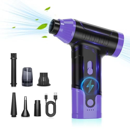 Plumero de aire comprimido, eléctrico, inalámbrico, 110000 rpm