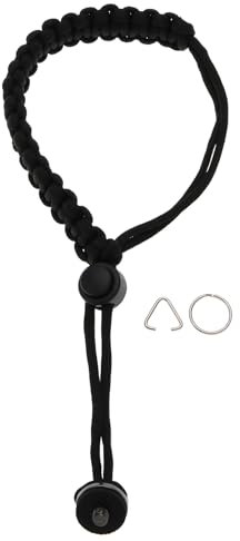 Create idea Camera Wrist Strap With 1/4 D-ring Screw Adjustable Camera Hand Strap Lanyard Compatible with Insta 360 X3 Selfie Sticks Action Cameras Black