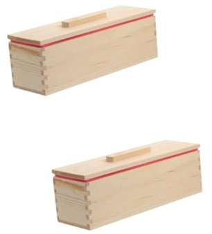 Operitacx 2er-box Seifenform Rechteckige Seife Bastelseife Seifenpresse Flexible Formen Für Die Seifenherstellung Dekorative Seife Laib Seife Formen Zur Seifenherstellung Hölzern Rosa
