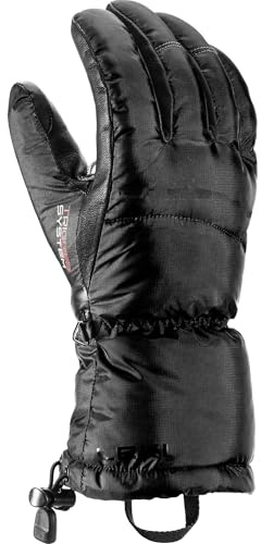 LEKI Women's Glace 3D Gloves, Black, 6.5