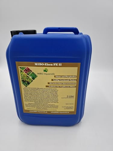 MIBO Pflanzendünger Spar Set 3x 5000ml Aquariumdünger bestehend aus 1x5000 ml Pflanzendünger, 1x5000 ml Kohlenstoffdünger und 1x5000 ml Eisendünger Neu!