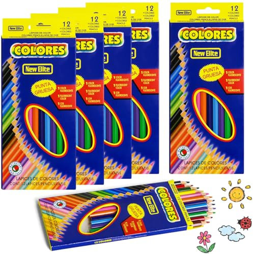 FYSL Buntstifte Set, 72 Stück Buntstifte Kinder, 12er Set Vorgespitzte Farbstifte, Holzstifte mit 12 Farben, Buntstifte Kinder ab 4+, Stifte kinder Mitgebsel, Erwachsene, Malbücher, Schule