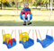 Balançoire Enfant Balançoire Bébé Extérieur 3-en-1 Balançoire Bébé Balançoire Enfant Réglable avec Dossier Balançoire Intérieur Siège De Balançoire Enfant Balançoire Tout-Petit