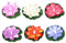 Lumières de Piscine flottantes 6pcs Lotus Flower Decor 3,9 '' Fleurs flottantes Lotus Light Battery Operated Water Activated Lily Pool Lights for Pond Decor, Pond