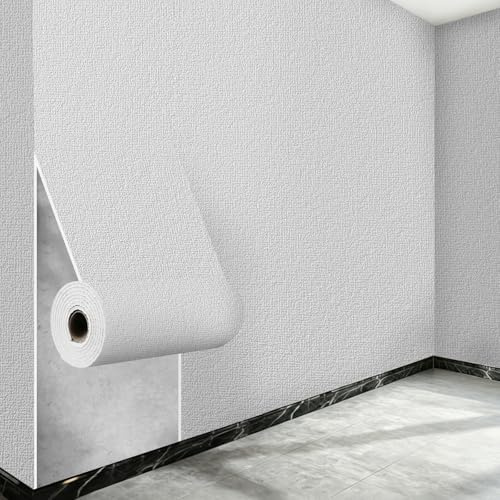 Anttyscar 8Roll White Thicken Self Adhesive Wallpaper 3D Thermal Insulating Peel and Stick Wallpaper Thermal Insulating Wall Panels Stick On Wall Covering Kitchen Removable Furniture Sticker