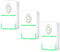 ZDETGU 3PCS Energy Saving Device Electricity Box Voltage Stabilizer Protector Smart Power Saver for Household (UK Plug)