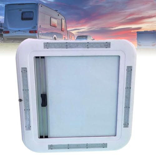 UORDBY Lucernario a LED per Tetto, botola di Ventilazione, lucernario a Cupola per Camper, Tetto per roulotte, 500/700/800 x 500 mm, lucernario per Camper, roulotte e Camper 500 * 500mm