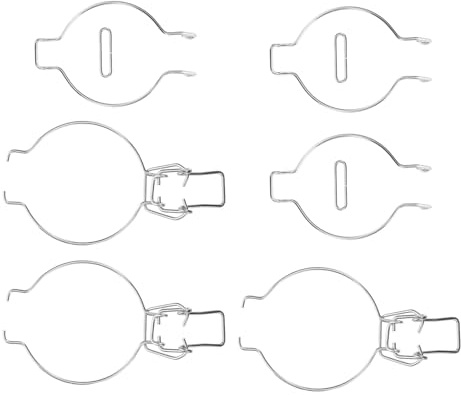 LALADEFIEE 3pcs Wire Lock Buckles for Mason Jars Wide Mouth Wire Clamp Replacement Sealed Buckles for Kitchen Storage Glass Canning Jar Fastenings Jar Clip Accessories