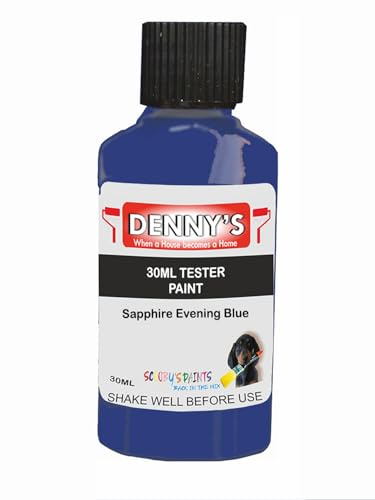 Premium Interior Wall & Ceiling Emulsion Paint – Sapphire Evening Blue – Rich Matt Finish, Durable & Washable, Low Odour, Ideal for Living Rooms, Bedrooms & Hallways (30ML Tester Bottle)