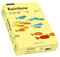Papyrus 88042297 Druckerpapier, farbiges Kopierpapier, Bastelpapier Rainbow 80 g/m², A4 500 Blatt, matt, hellgelb