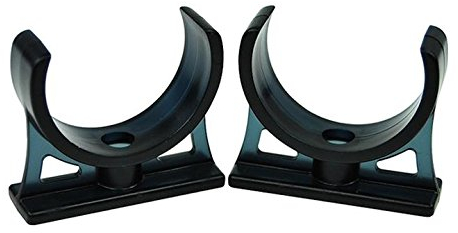 Alphacool Cape Coolplex Halterung 2x Stück 50mm - Schwarz