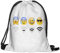 Beutel Emoji Wifi White Aufdruck Fullprint Tasche Gymsac Turnbeutel Jutebeutel Print Bag Fitness [010]
