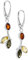 Damen Ohrringe Aus Echten Bernstein Mit Sterlingsilber 925 Florales Design