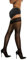 DORALLURE Halterlose Strümpfe Damen Sexy 20 DEN Spitze Stay Up Nylonstrümpfe, Schwarz S-M