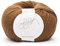 ggh Wollywasch - 100% Schurwolle (Superwash) - Wolle zum Stricken oder Häkeln - Lauflänge 125m auf 50g - Farbe 201 - Lederbraun