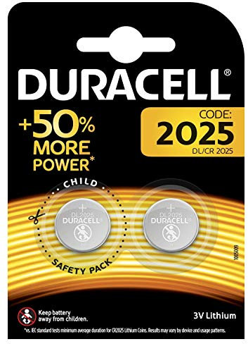 Duracell CR2025 - Pile al litio 3 V (Confezione da 12)