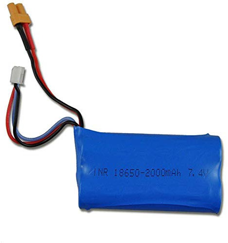 HuiNa Li-Ion Battery 7.4 V 2000 mAh for RC Full Metal Digger 1:14 1580, Wheel Loader 1583 and Dumper S1582