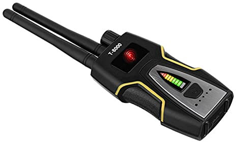 GPS detector Dual Mode RF Bug Detector Anti-spy Hidden Camera G-S-M Audio Bug Finder RF Signal Radio GPS Tracker Detect Wireless Product(Black) radar detector