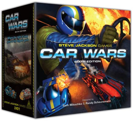 Steve Jackson Games | Car Wars Core Set | Fast-Paced Vehicle Racing Board Game | Great for Family Game Nights for 2 to 8 Players for Ages 14 and Up | English