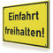 FLAGLY Premium Einfahrt freihalten Schild 30x20cm aus 3mm Alu Dibond inkl. Bohrungen MADE IN GERMANY - stabiles Hinweisschild/Warnschild, wetterfest & UV-beständig