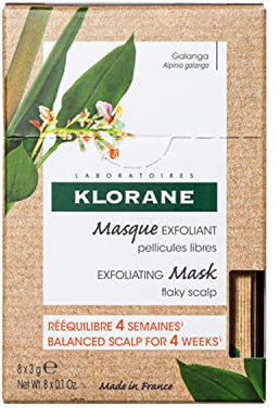 Klorane Treating Powder Mask with Galangal Persistent Dandruff 8 Sachets