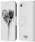 Head Case Designs Offizielle Alchemy Gothic Schwarze Liebe Graphische Kunst Leder Brieftaschen Handyhülle Hülle Huelle kompatibel mit Apple iPhone 7/8 / SE 2020 & 2022