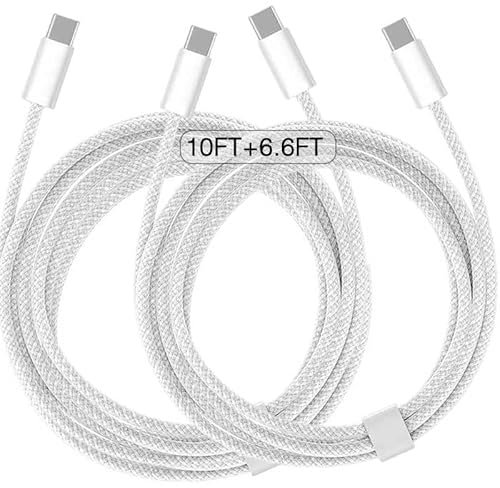 6/10 Ft USB C to USB C Fast Charger Cable for New iPad Pro 12.9 in 6th/5th/4th/3rd Gen, iPad Pro 11-inch 4th/3rd/2nd/1st, iPad Air 5/4, iPad 10th Generation, iPad Mini 6, iPad/Pro Type C Charging Cord