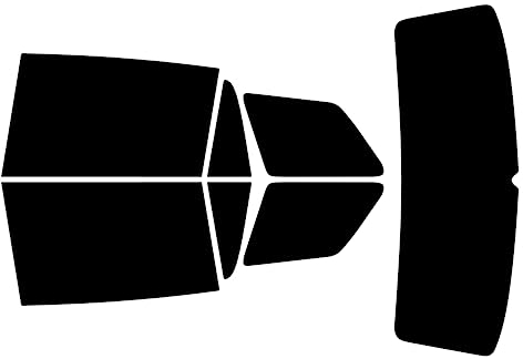 Passgenaue Tönungsfolie für-Skoda Kodiaq 5-Türen 2016-... Heck/Seitenscheiben (20% Schwarz)