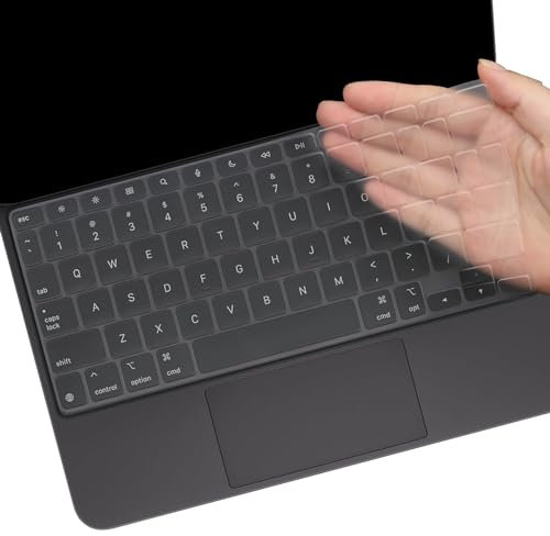 Keyboard Cover for Apple iPad Pro 11 inch M4 (2024) with Magic Keyboard, iPad Pro 11 Protector Skin Accessories, US Keyboard Layout Laptop-TPU