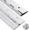 2 Pack Heavy Duty Piano Hinge 24 Inch x 2 Inch Continuous Hinge, 0.060'' Thick Stainless Steel Piano Hinge with Holes, 2 Wide Piano Hinge for Cabinet, Doors, DIY Wood Boxes