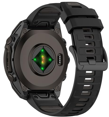 AISPORTS Compatibile con Garmin Approach S70 47mm/S62/S60 Cinturino Silicone, 22mm Cinturino per Orologio Morbido Silicone Braccialetto Cinturino di Ricambio per Garmin Forerunner 965/955/945/935/745