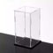 Acryl Vitrine Verdickte Transparente Acrylbox, Rechteckige Acrylvitrine für Sammlerstücke, Selbstmontierbarer Aufbewahrungs-Organizer für Spielzeug-Actionfiguren(Black,20x20x60cm(8x8x24))