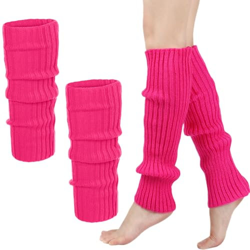 QOMJUFA Jambières sexy - Guêtre fluo pour les costumes des années 80-90 pour les fêtes à thème, le carnaval ou pour danser - Femmes taille unique