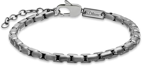 s.Oliver Herren Schmuck – Halskette & Armband aus Edelstahl – Venezianerkette – Klassisch, Zeitlos und Dezent – Perfekte Geschenkidee