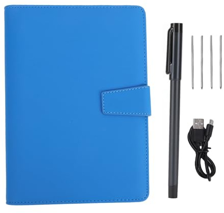 OPPWONG Smart Pen, A5 Notebook BT5.0 250mAh Battery OCR Text Recognition Ai Smart Pen with Real Time Sync Offline Storage Digital Notebook for Study Meeting Lecture Use