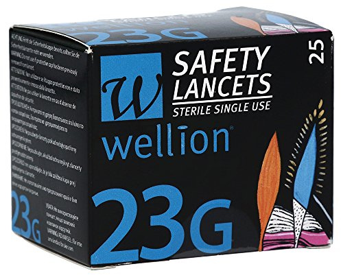 Wellion Safetylancets 23 G Sicherheitseinmallanz.