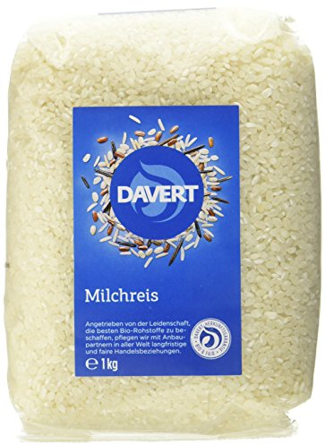 Davert Milchreis, 4er Pack (4 x 1 kg) - Bio