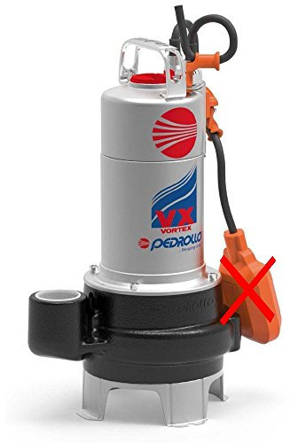 POMPA Sommergibile VORTEX Acque Luride Acciaio 0,75Hp VX8/50-N 5M 380V Pedrollo