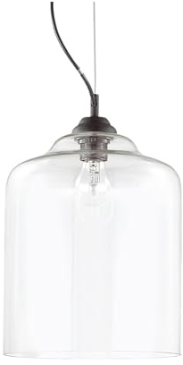 Ideal Lux Pendelleuchte BISTRÒ SP1, Ø24cm, E27, Transparent