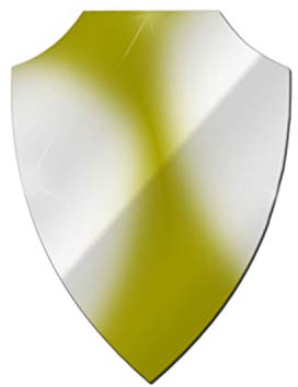 Escudo Cartel de aluminio placa metal – Rótulo Impresión por Sublimación (imprimibles Oro Brillo 14,5 x 11 cm # 16884