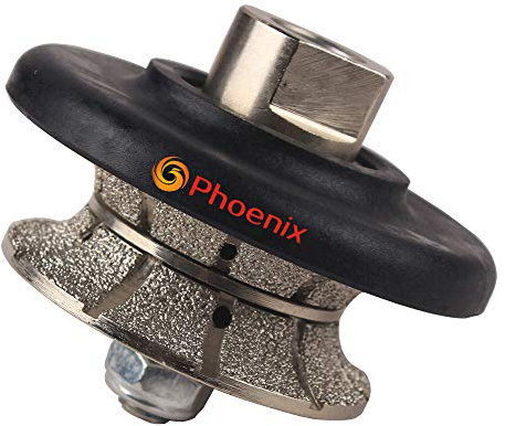 V30 30mm Full Bullnose Diamond Hand Profiler/Router Bits with 5/8-11 Thread for Granite Countertop (V30)