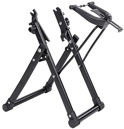 Estink Fahrrad Zentrierständer, Fahrradständer, Faltbares Fahrrad-Rad-Zentrierständer Aluminiumlegierung Fahrradmontageständer für 25-27 Zoll Laufräder