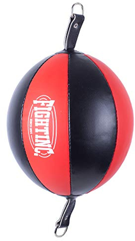 Fightinc. Doppelend Ball Pro - Punching Ball für Boxen Kickboxen Muay Thai MMA Kampfsport Training schwarz rot UVM