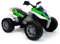 INJUSA - Quad Électrique Rage pour Enfants +6 Ans | Batterie 24V | 2 Vitesses | Poignée Accelerateur | Frein à Tambour | Marche Arrière | Suspensions | Roues Caoutchouc | Lumières | 10 km/h | Vert