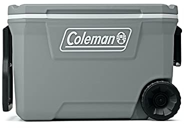 Coleman Ice Chest | Serie 316 - Enfriador con ruedas de 62 cuartos de galón, color roca